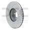 Dynamic Friction Co BRAKE ROTOR DRILLED AND SLOTTED SILVER 631-31108R - alternate 4